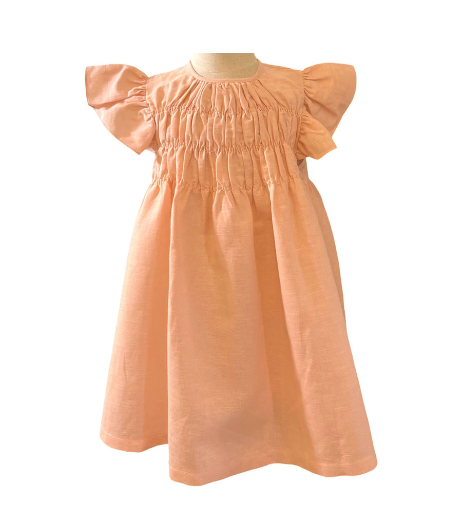 Babidu Rose Dress - 6T - New - Miena