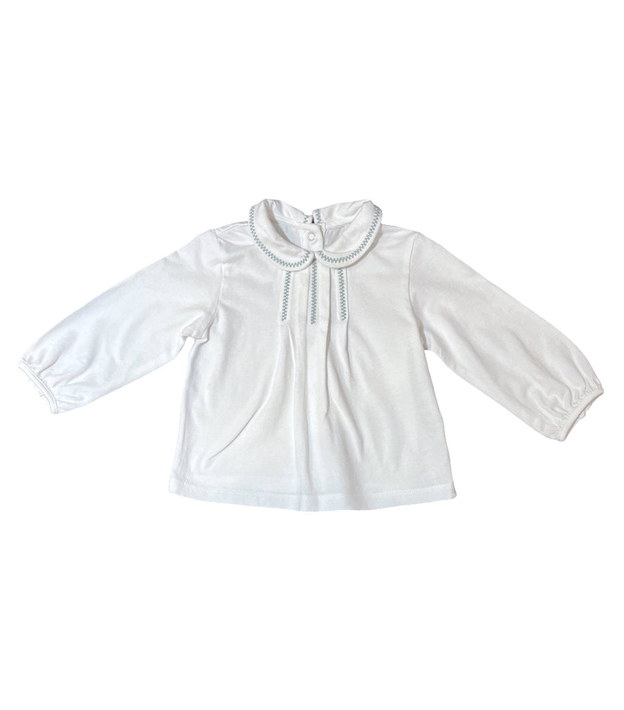 Coconut Long Sleeve Top - 5 to 9 Months - Miena