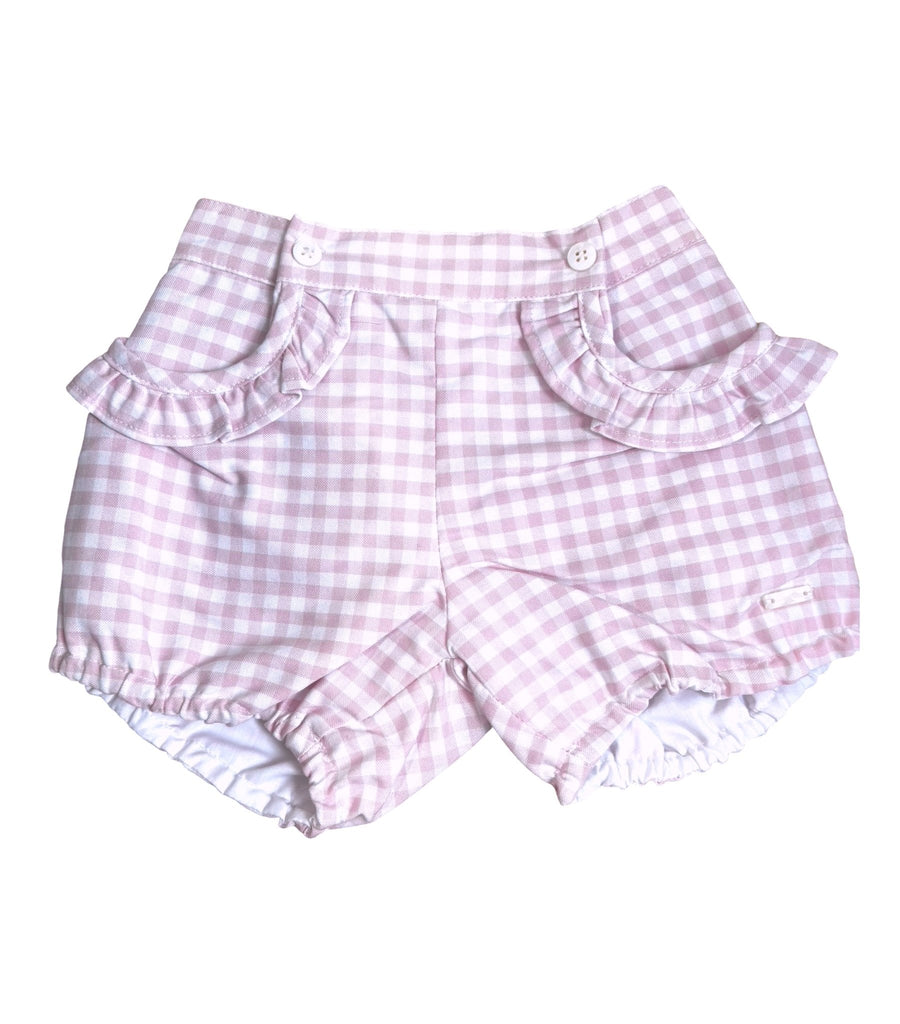 Cocote Gingham Bloomer Shorts - 9 Months - New - Miena