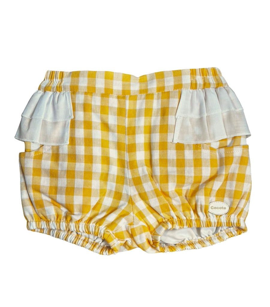 Cocote Yellow Bloomers - 9 Months - New - Miena
