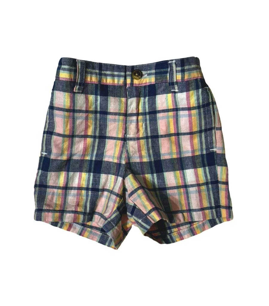 Janie and Jack Plaid Shorts - 12 to 18 Months - Miena