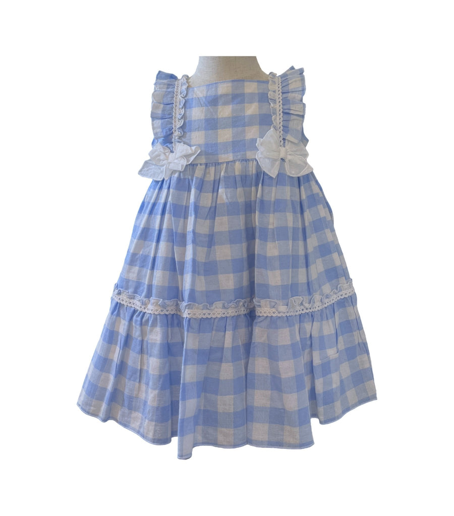 La Ormiga Gingham Dress - 4T - New - Miena