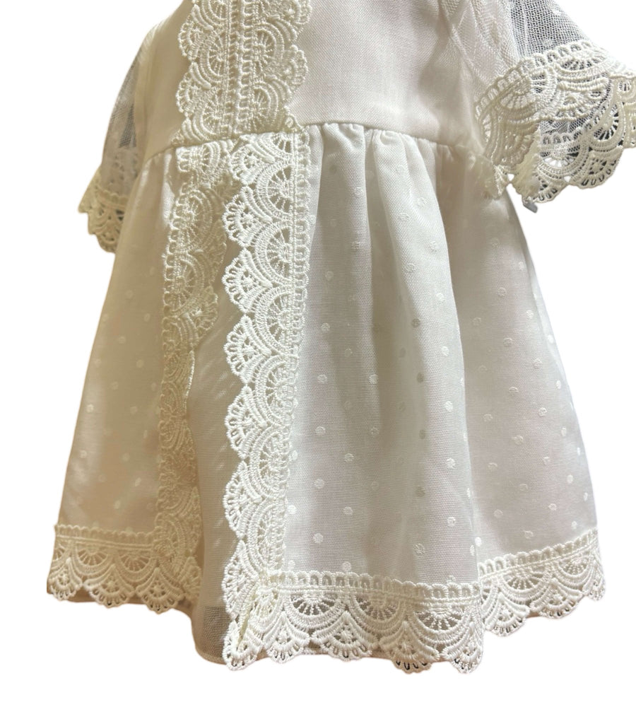 La Ormiga Ivory Special Occasion Dress - 6 Months - New - Miena