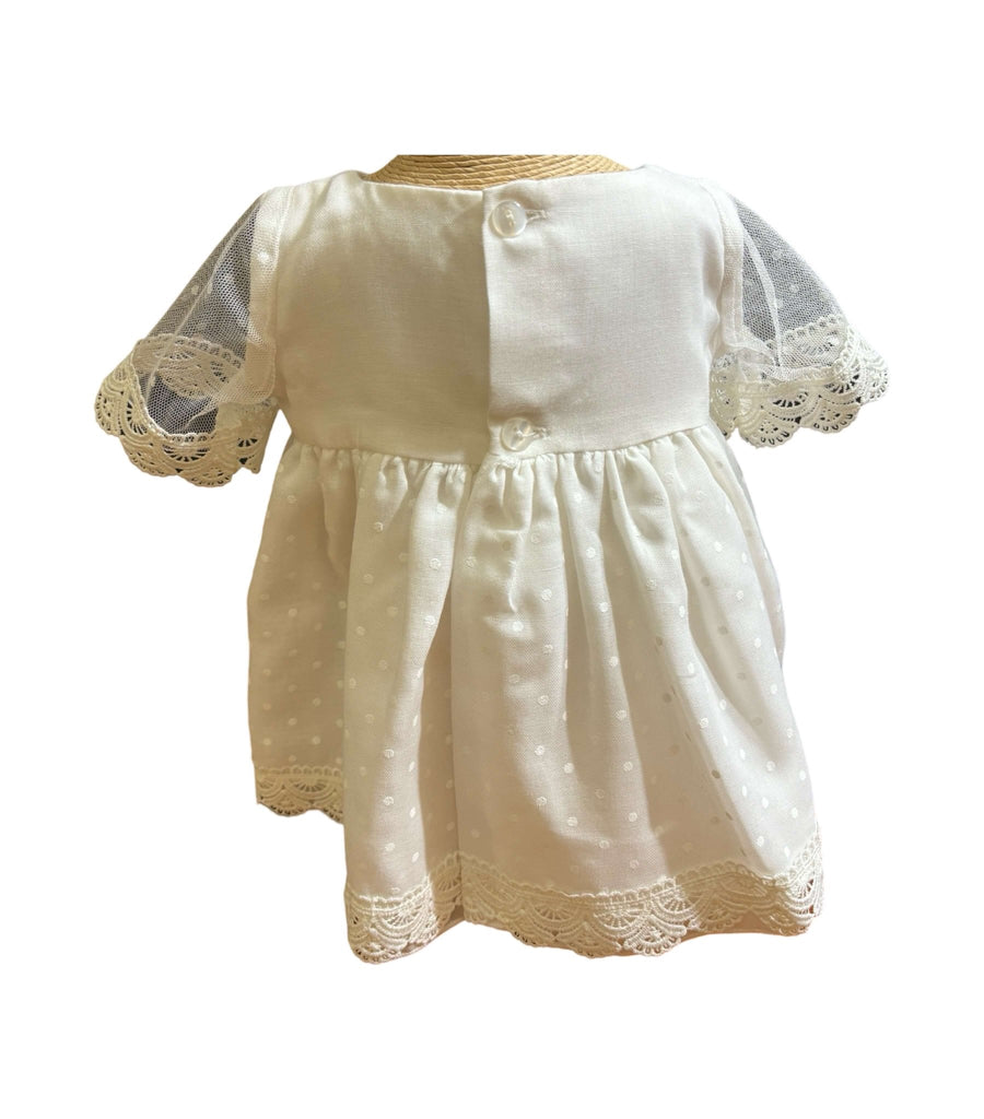 La Ormiga Ivory Special Occasion Dress - 6 Months - New - Miena