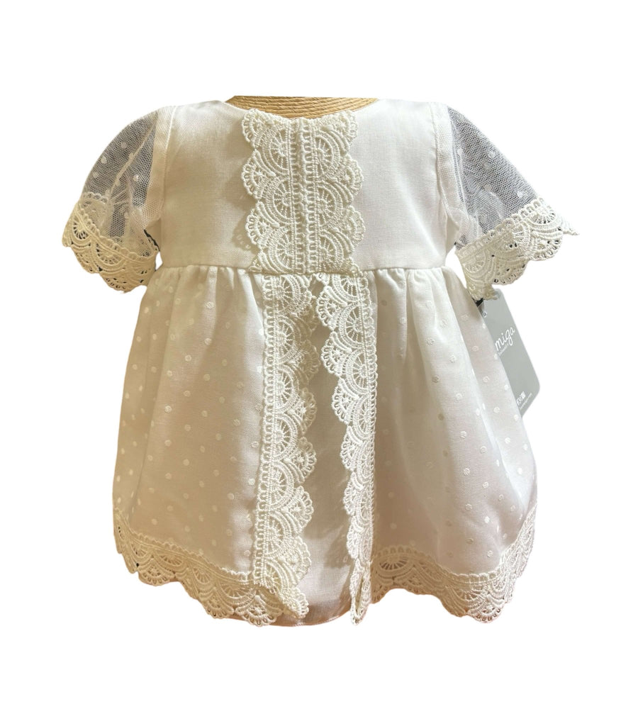 La Ormiga Ivory Special Occasion Dress - 6 Months - New - Miena