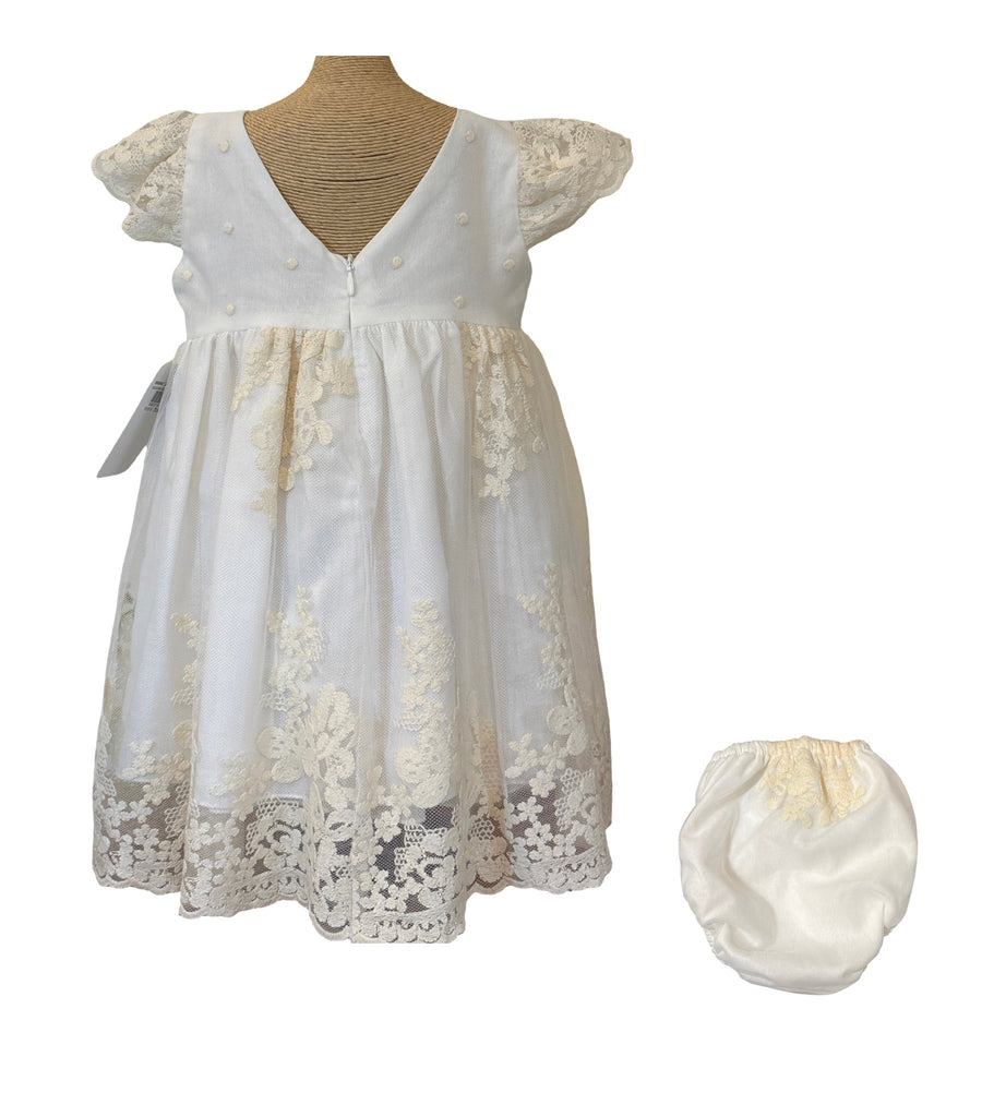 La Ormiga Ivory Tulle Dress - 2T - New - Miena