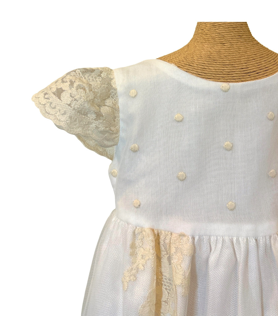 La Ormiga Ivory Tulle Dress - 2T - New - Miena