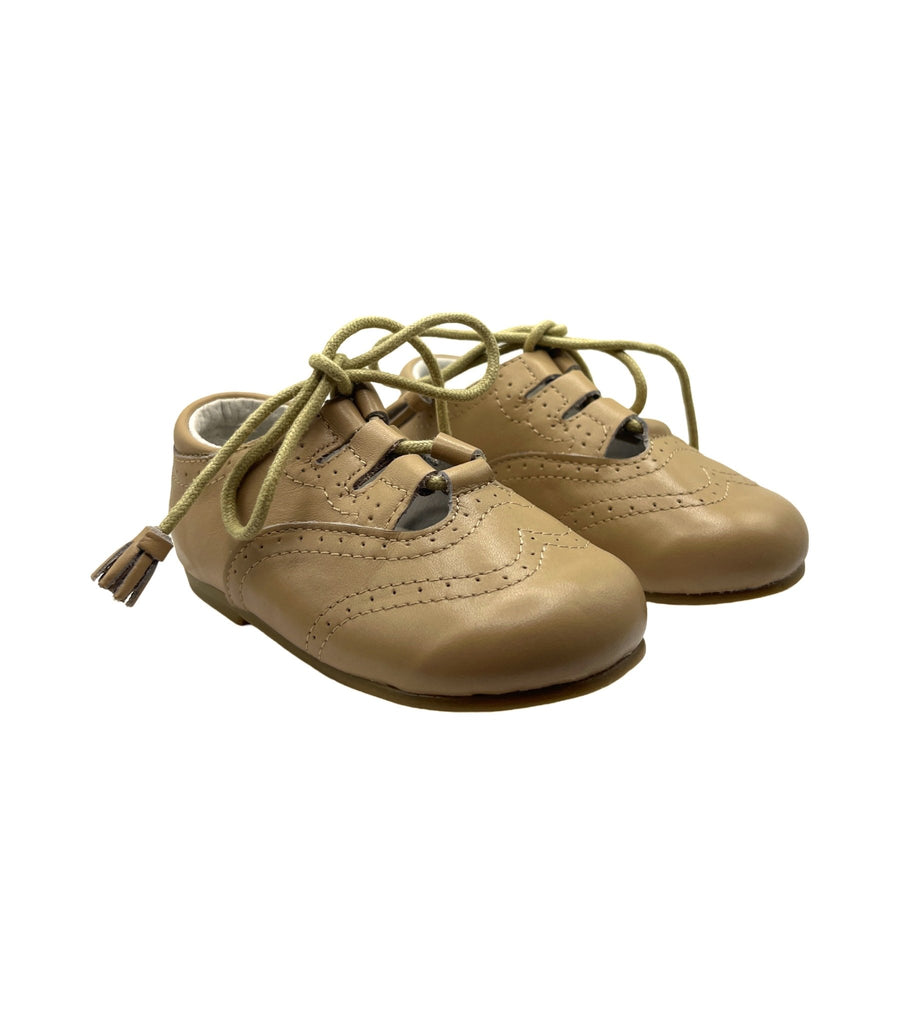 La Ormiga Leather Brougue Shoes - EU22 - New - Miena