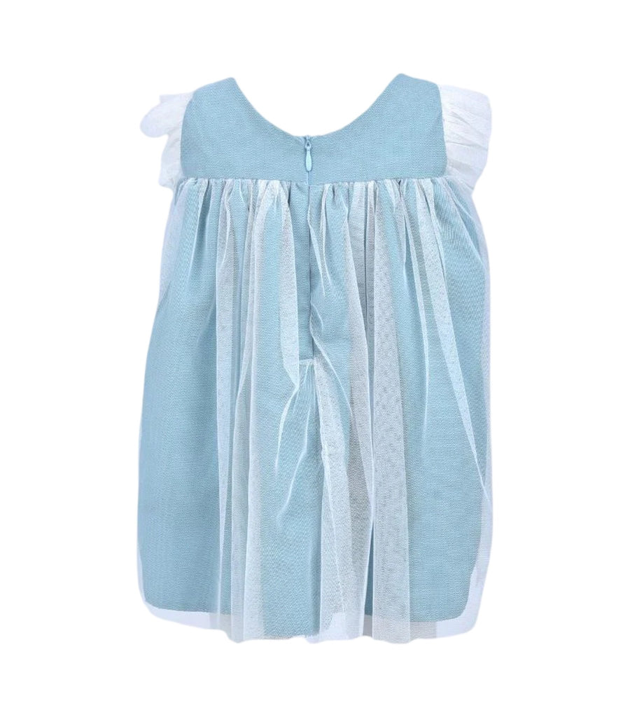 La Ormiga Turquoise Tulle Dress - 2T - New - Miena