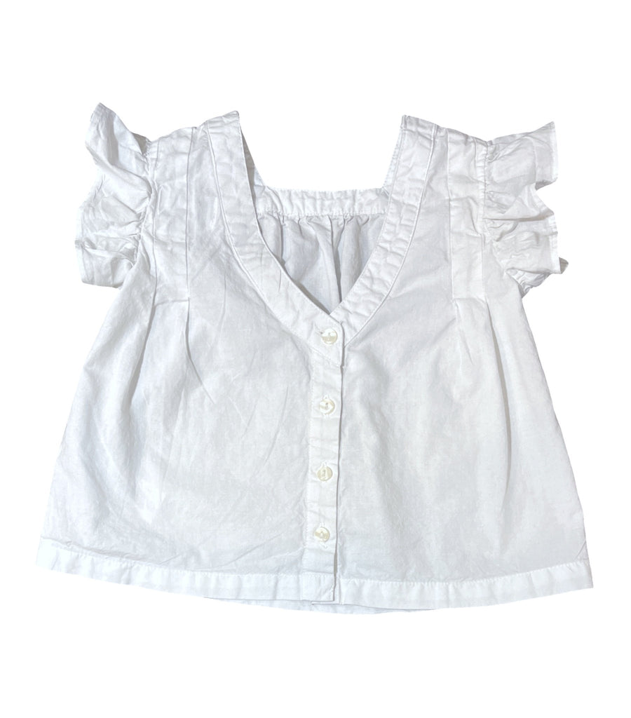 Patricia Mendiluce White Blouse - 2T - Miena