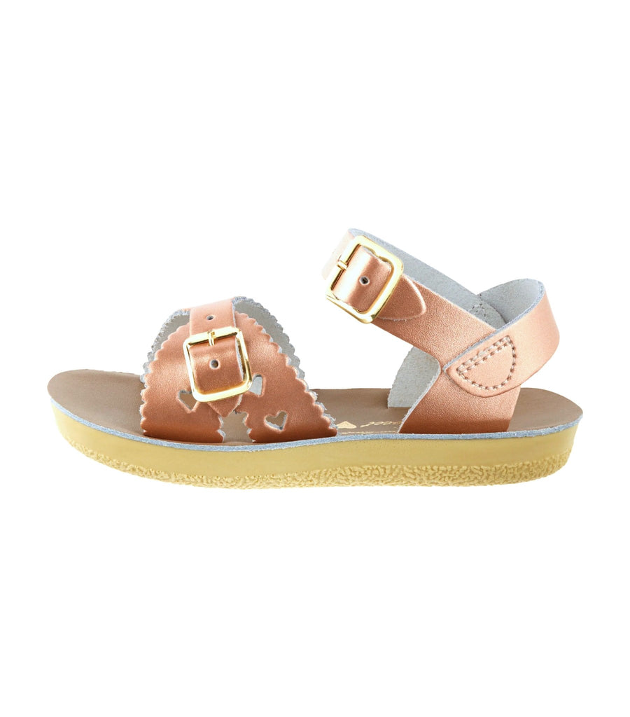 Saltwater Rose Gold Sandals - US 7 - Miena
