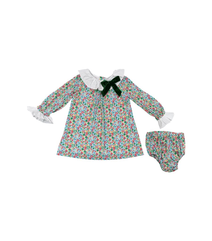 Bella Bliss Floral Ruffle Dress - 18 Months - New - Miena