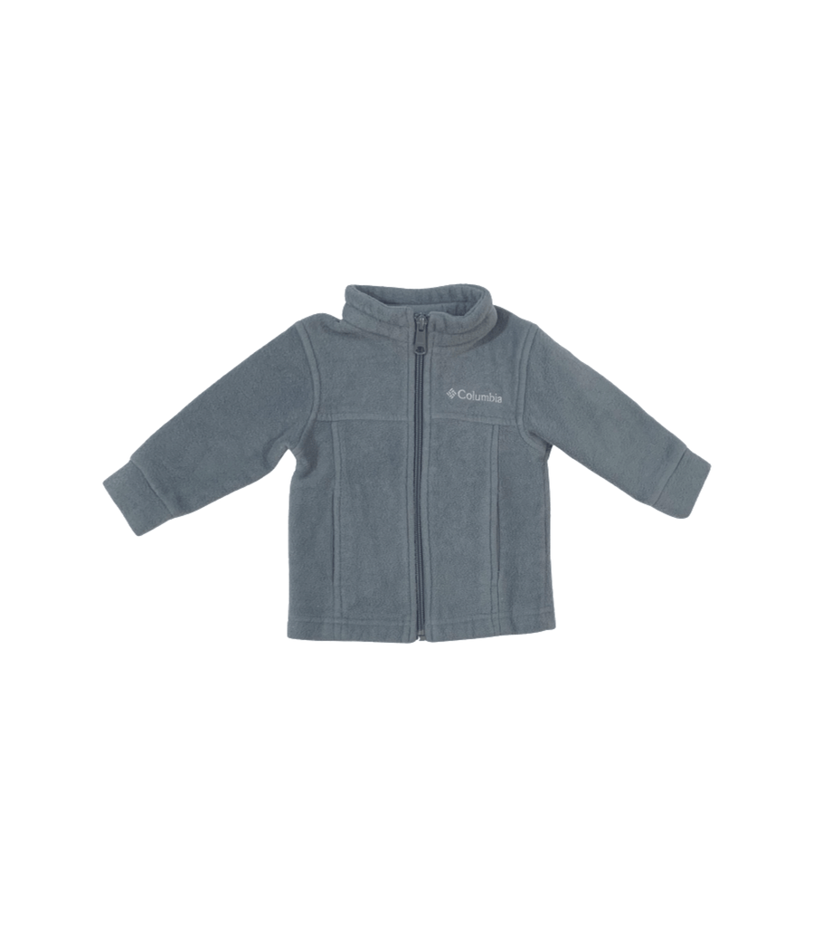 Columbia Gray Fleece Jacket - 6 to 12 Months - Miena