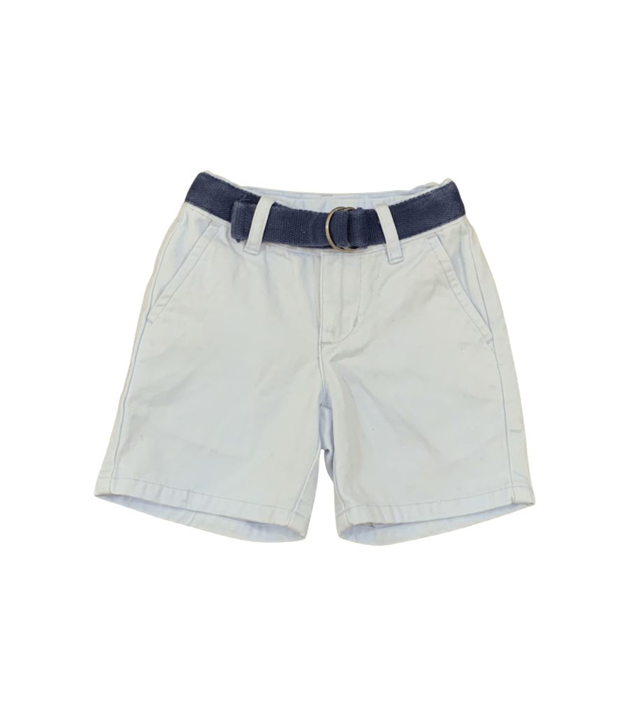 Janie and Jack Blue Shorts W/Belt - 3 to 6 Mos - Miena