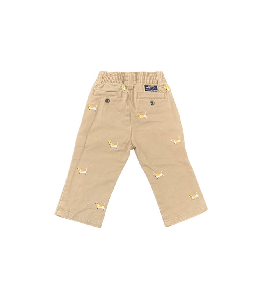 Janie and Jack Embroidered Dog Pants - 6 to 12 Mos - Miena