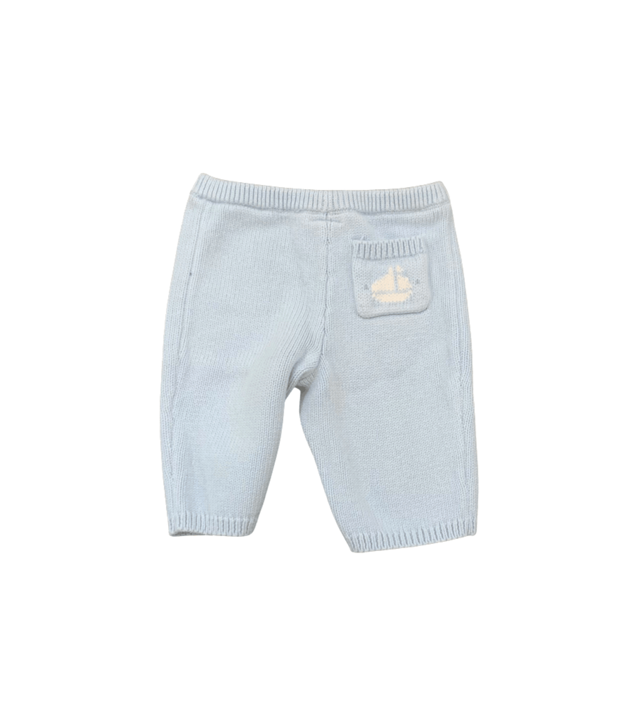 Janie and Jack Layette Knitted Pants - 0 to 3 Mos - Miena