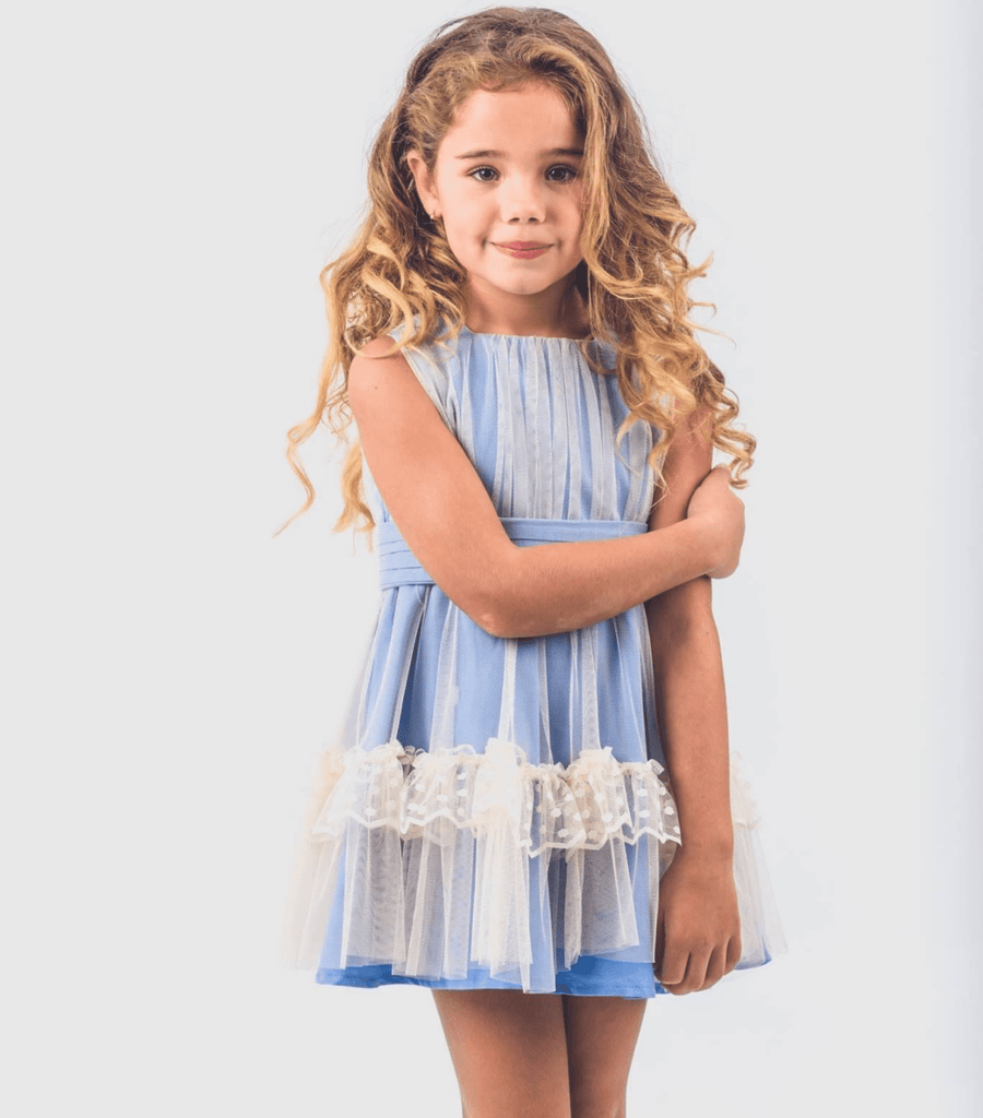 La Ormiga Blue Azafata Dress - 10T - New - Miena