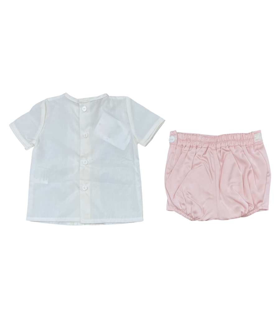 La Ormiga Boys 2 Piece Satin Shorts set - 9 Months - New - Miena