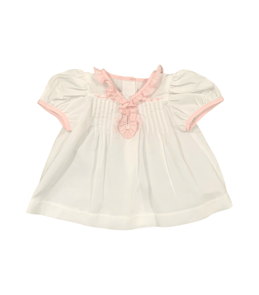 Little English Ruffled Tea Blouse - 9 Months New - Miena