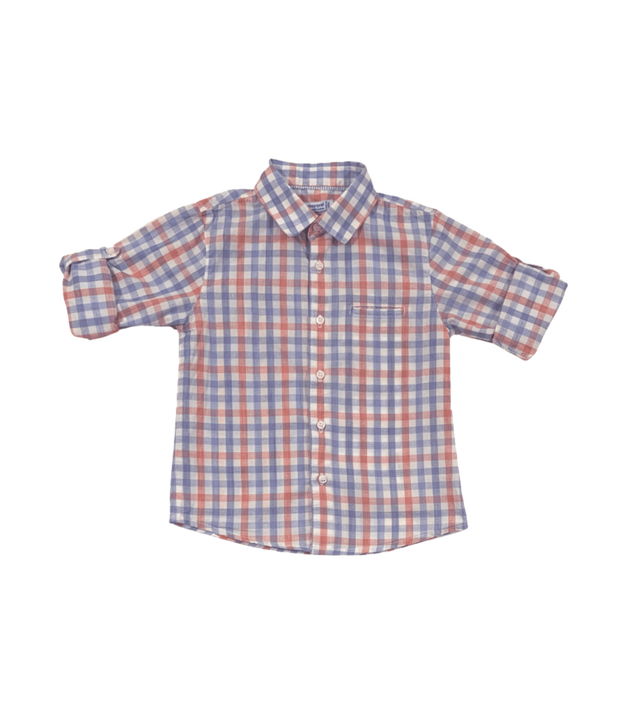 Mayoral Checked Shirt - 24 Months - Miena