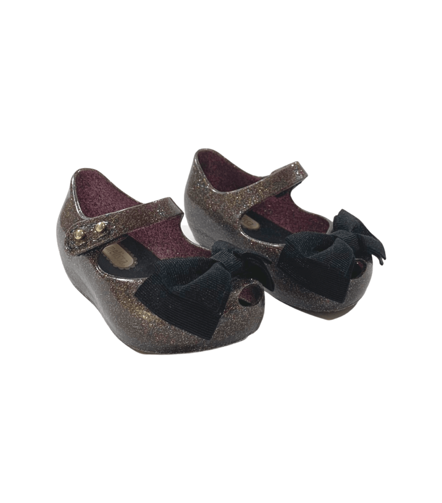 Mini Melissa Black Bow - US 5 - Miena