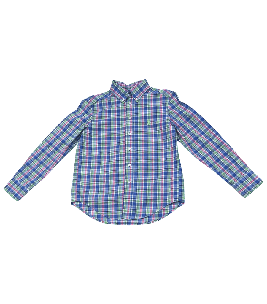 Ralph Lauren Blue Long Sleeve Shirt -S(8) - Miena