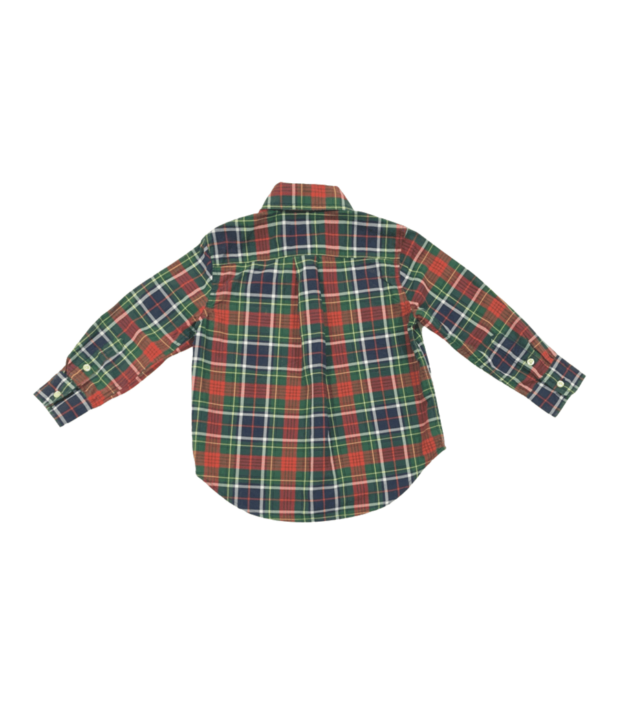 Ralph Lauren Plaid Long Sleeve Shirt - 2T - Miena